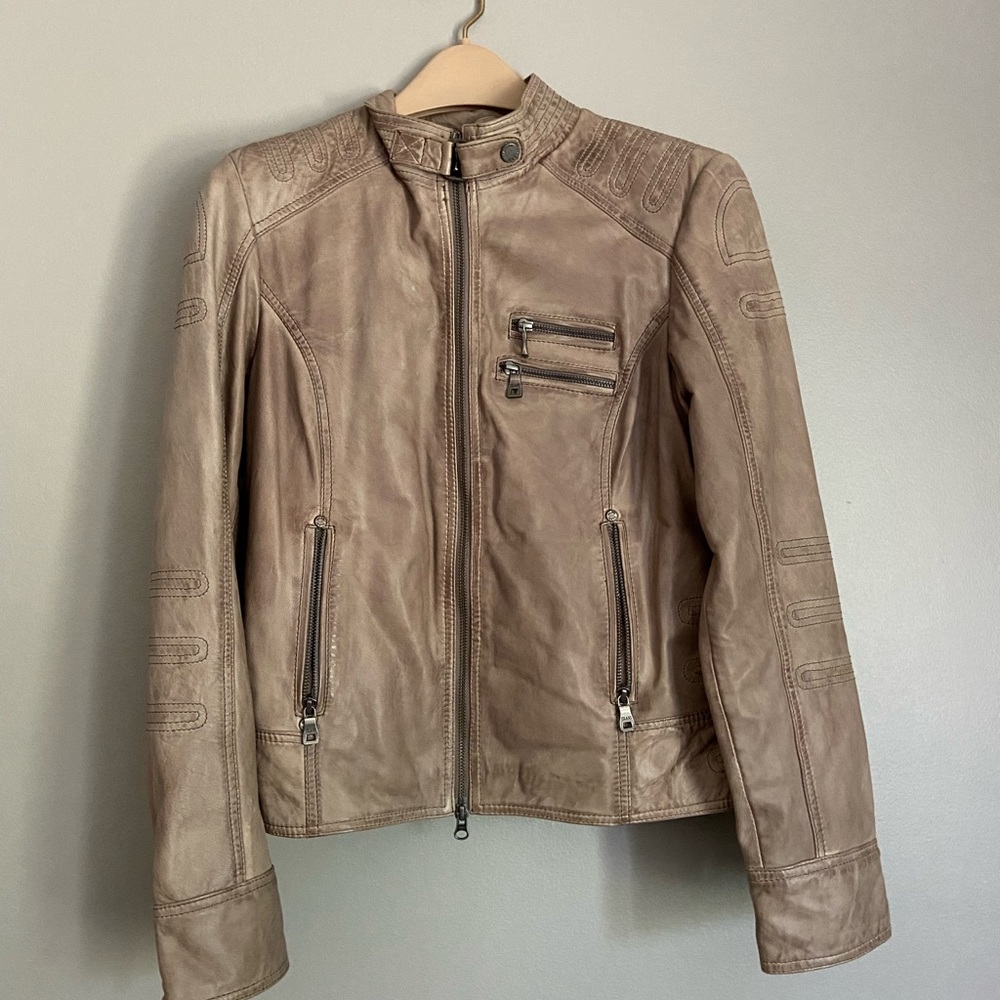 Jilani women’s authentic leather jacket